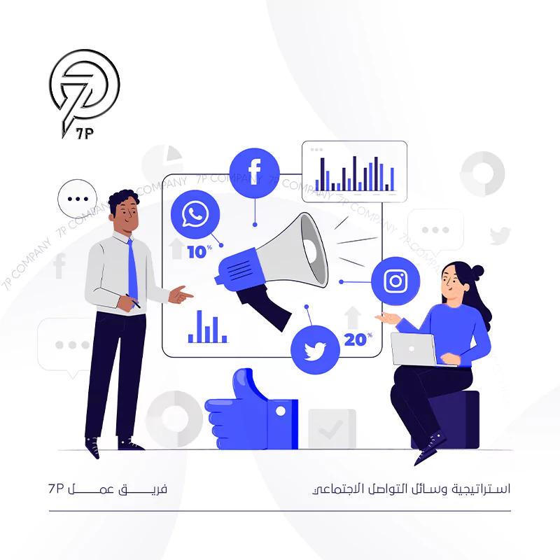 ما أفضل خطة تسويق لموقع الكتروني؟ - 7P - استراتيجية وسائل التواصل الاجتماعي