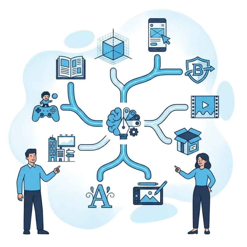 مجالات عمل في التصميم الجرافيكي